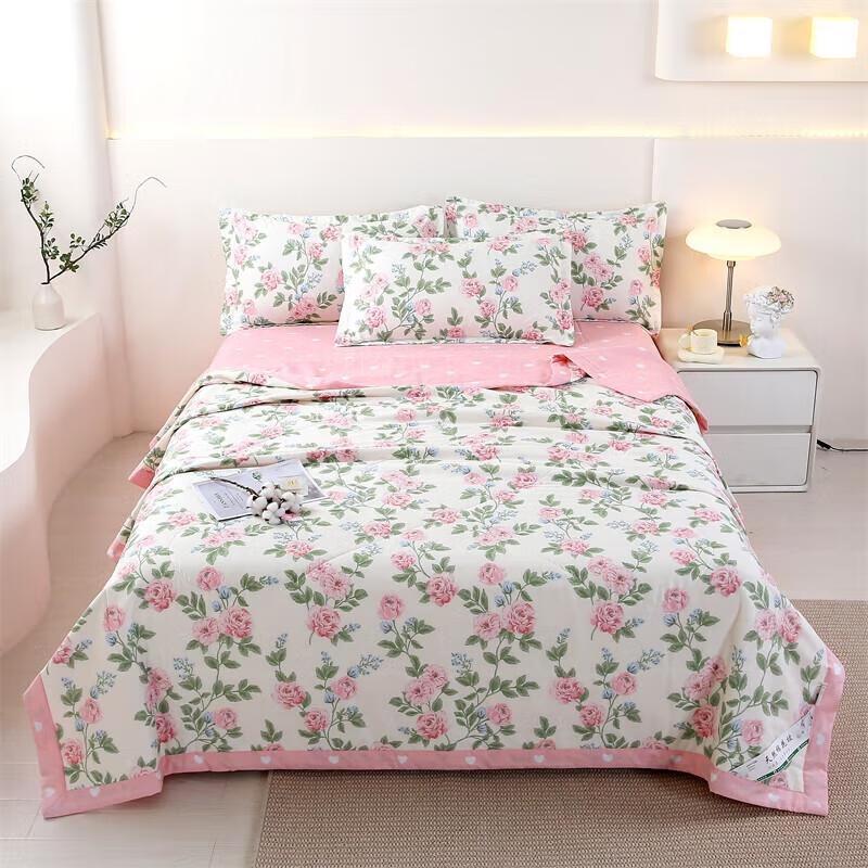 

Cotton Gauze Printed Summer Quilt