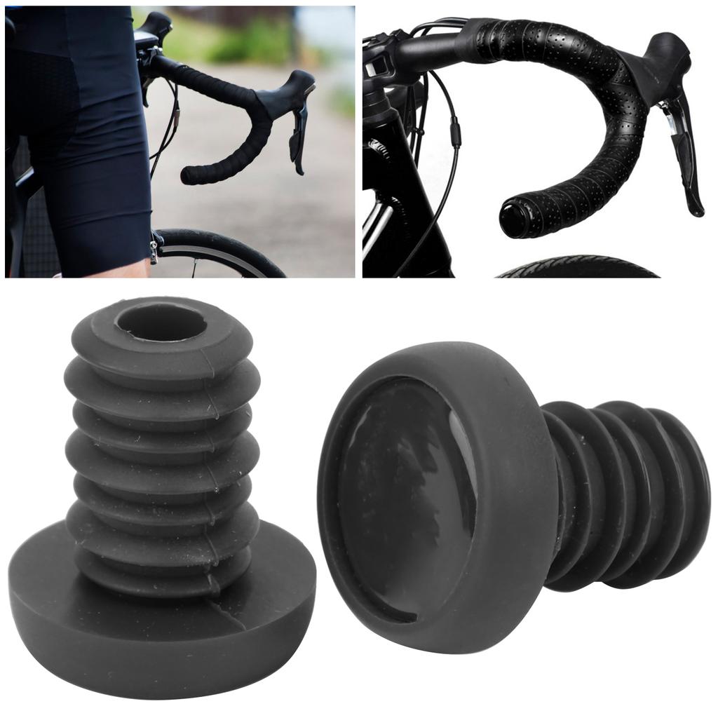 ZTTO Bike Handlebar Grips Bar Ends Screw Plugs Polyester Rubber Bicycle Cycling Accessory