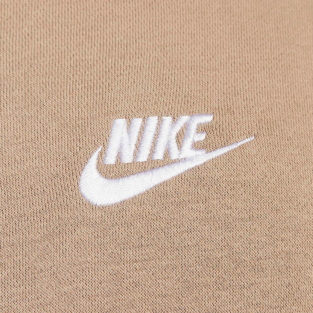 Nike Sweatshirts Men's Khaki Hooded Moderate Regular BV2655-247