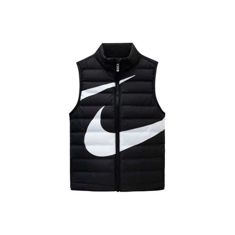 

Детский жилет-пуховик с логотипом Nike, цветной блок, повседневный, на молнии, черный NY2342010GS-002 XL