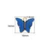 10pcs/lot Colorful Resin Butterfly Charms Pendant Enamel Metal Small Charms Necklace Bracelet For DIY Jewelry Making Accessories