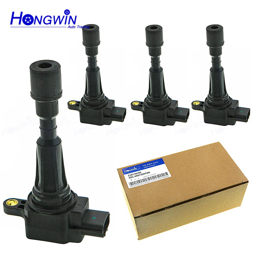 4 PCS For MAZDA 3 BL BK 1.4 1.6 L New Ignition Coil 0E# ZJ01-18-100 ZJ01-18-100A ZJ0118100A ZJ0118100 AIC-4051 AIC4051 x4 Ignition Coil