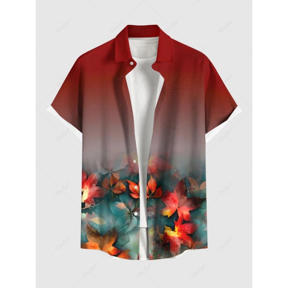 Hawaiianisches Ethno-Muster Design 3D-gedruckt Herrenhemd Sommer Casual Bedruckt Kurzarm Strand Hawaiianische Oberteile Herrenbekleidung