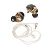 Wired Monitor Earbuds Crisp Treble Powerful Bass Pure Copper   Unit Monitor Earphone with Detachable   Cable