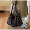 IELGY Retro Large-Capacity Fashion One-Shoulder Messenger Bag All-Match Commuter Underar