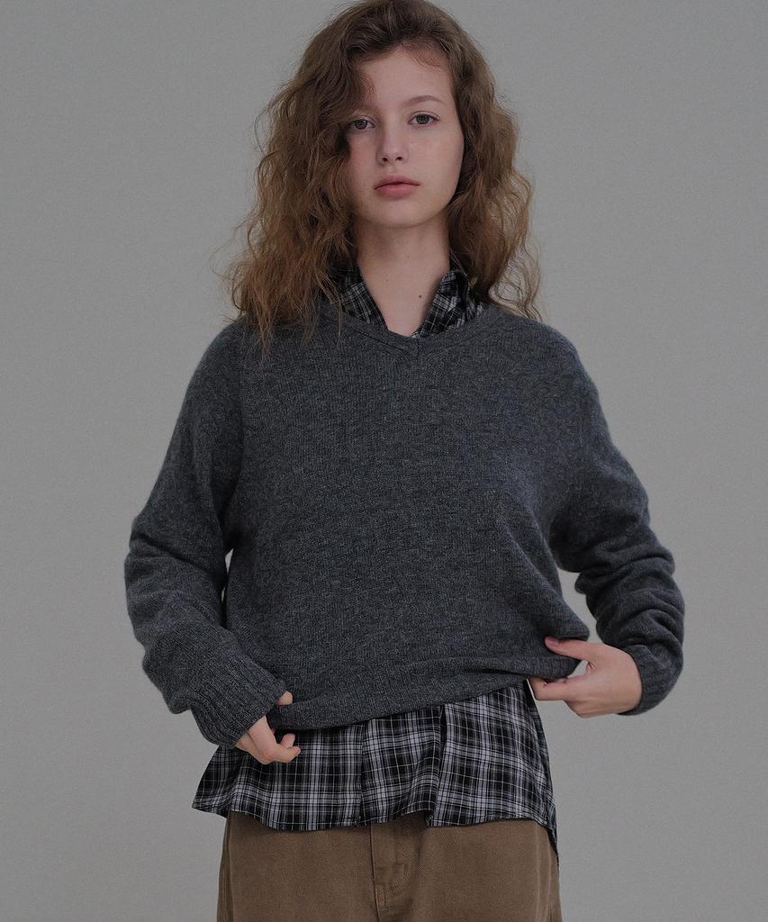 ANDNEEDS Robin Check Shirt (Black)