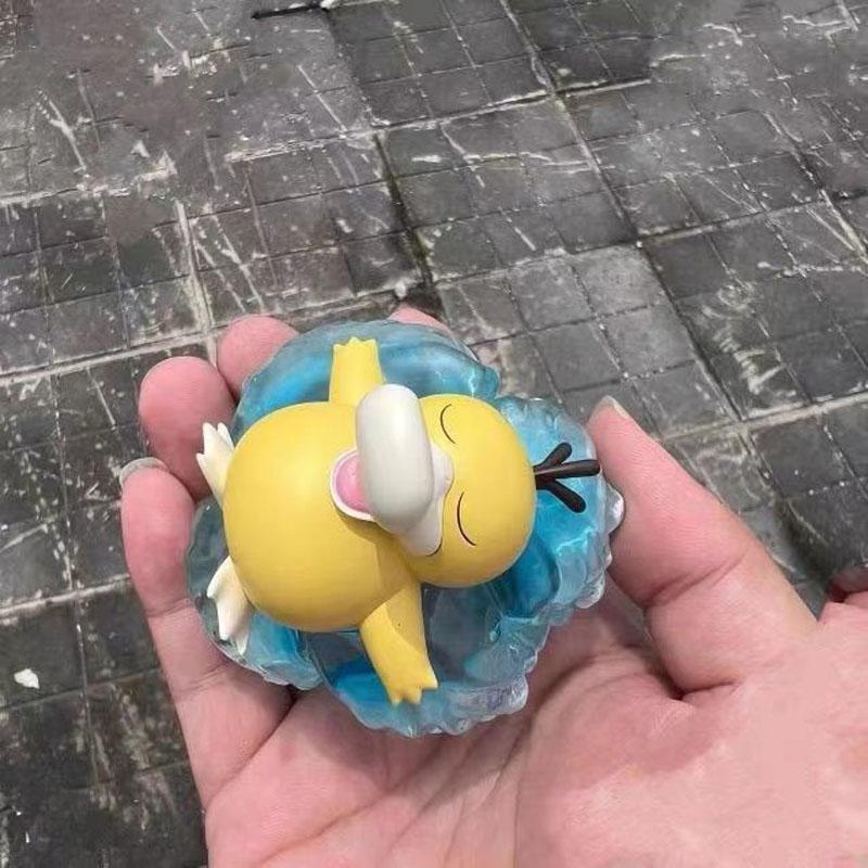 Anime Figure Cute Sleep Psyduck Statue Doll Model Desktop Decoration Collection Children Birthday Toys Gifts
