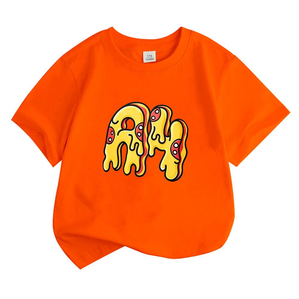 Merchandising A4 Camisetas para Niños 100% Algodón Merch A4 Estampado Lamba Camisetas Geniales Ropa Casual Niños Niñas Streetwear Tops Camisetas de Anime de Verano