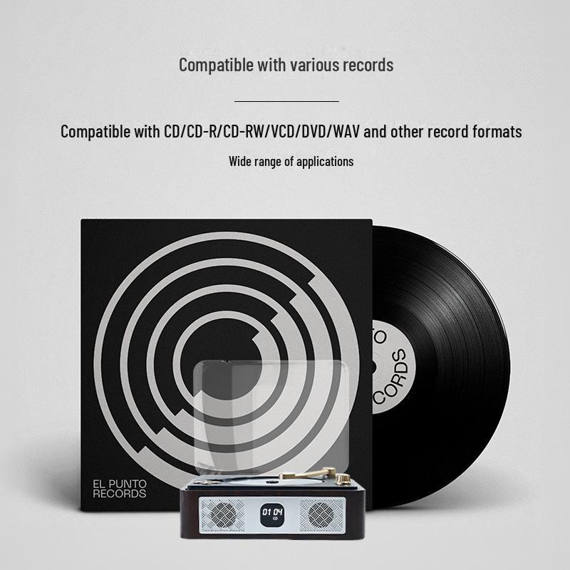 Retro Bluetooth CD Player & Creative Speaker