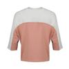 Nike Solid Logo Print Mesh Splicing Crew Neck American Long Sleeve Sweatshirt Women Sweatshirt Pink AR2324-605
