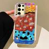 Leopard Print Water Wave Texture Phone Cases for Samsung Galaxy S25 S24 S23 S22 S21 FE Plus Ultra S24+ S25+ Shell Silicone Cover