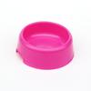 Bol Rond en Plastique pour Animaux de Compagnie Couleurs Bonbon Antidérapant Chien Chat Aliment Eau Abreuvoir Anti-Renversement Accessoires pour Animaux MIT