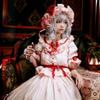 Remilia Scarlet Cosplay Dress Halloween Pink Dress [milky time] (L)