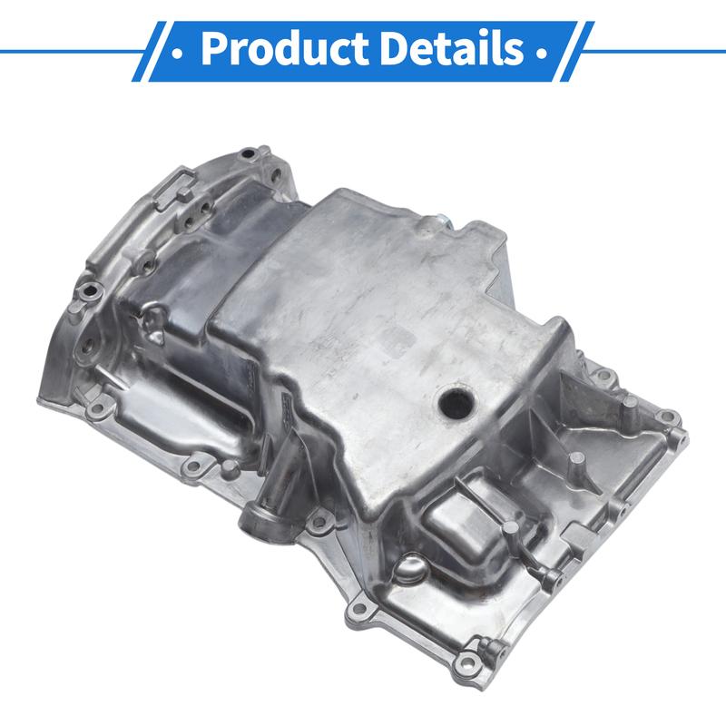 UXCELL No.6M8G6675AC Engine Oil Pan for Ford Fusion S Petrol L4 2.3L 2006-2010 Aluminum
