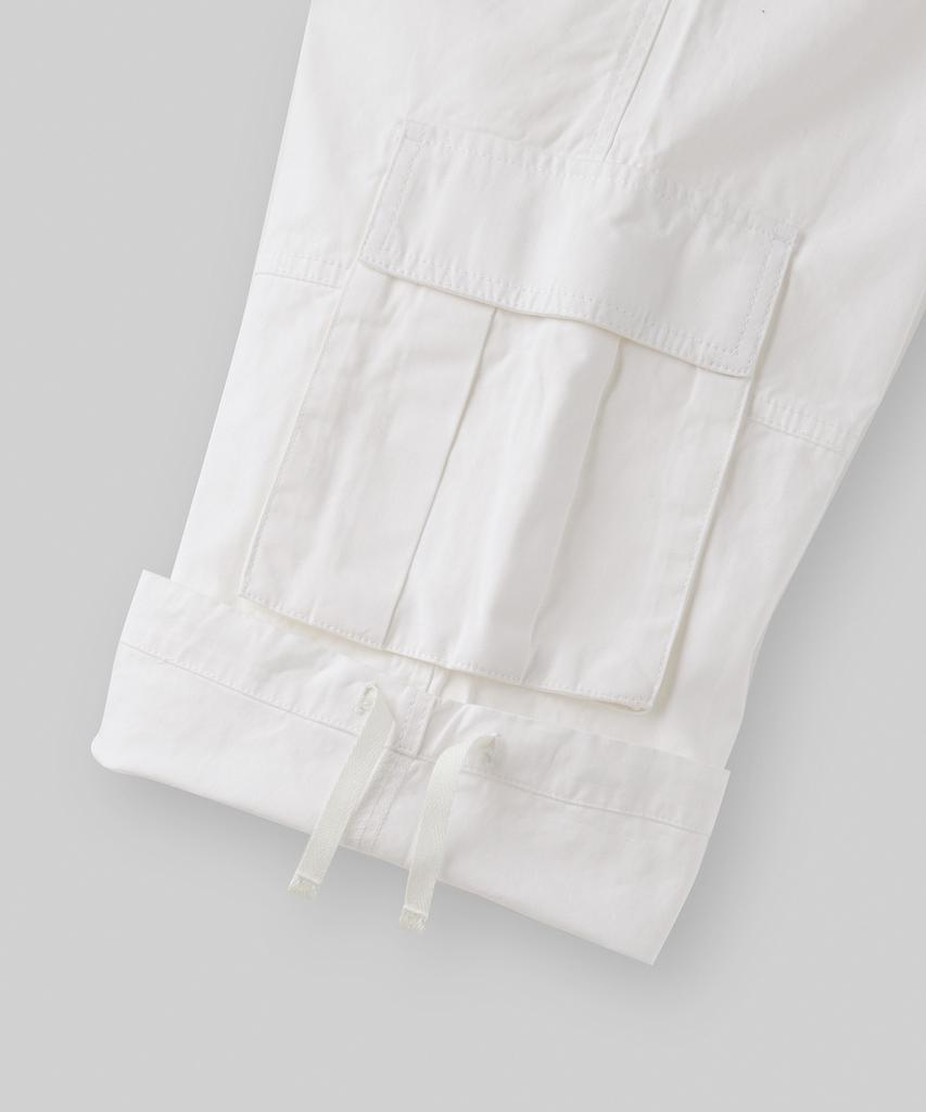 MUSINSA STANDARD Cotton Multi-Pocket Parachute Cargo Pants [Off-White]