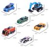 6 IN 1 Enhanced Edition Magma Tobot Transformation Robot to Car Toys Korea Cartoon Brothers Anime Deformation Car Toy