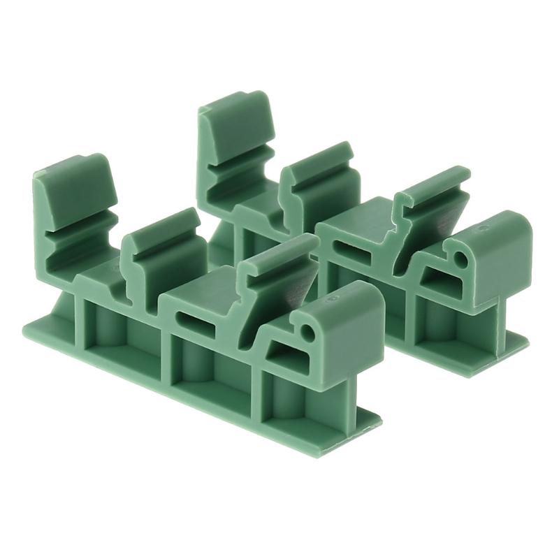 2pcs DRG-01 PCB Mounting Brackets For DIN 35mm Rail Adapter Circuit Board Mounting Bracket Replacements Parts