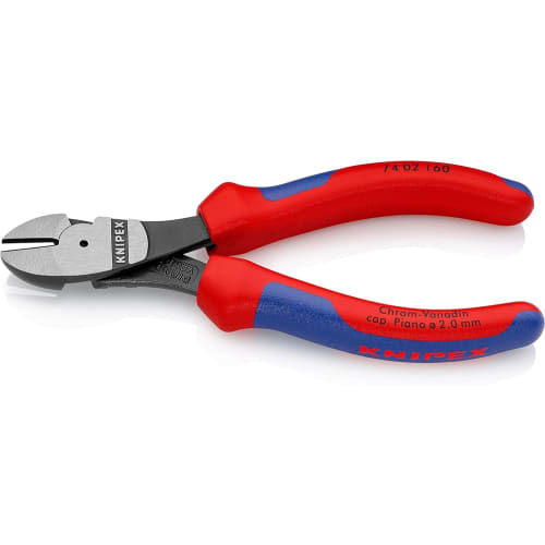 Knipex 7402-160 Heavy-Duty Diagonal Cutting Pliers (for Hard Wire) (SB)