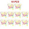 10Pcs Fun Kids Birthday Party Favor Mini Sticky Spider Web Toy Gift Bag Giveaway Pinata Filler Halloween Carnival Party Supplies