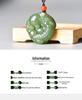 Natural Hetian Jade Pixiu Pendant, Exquisitely Carved with Ball for Men & Women