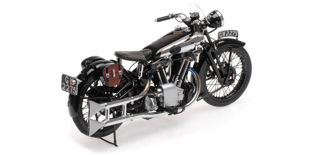 MINICHAMPS Scale Brough Superior SS 100 Lawrence 1935 1/12 T.E.
