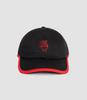 VIBRATE Round Patch Hand Logo Ball Cap (Black)
