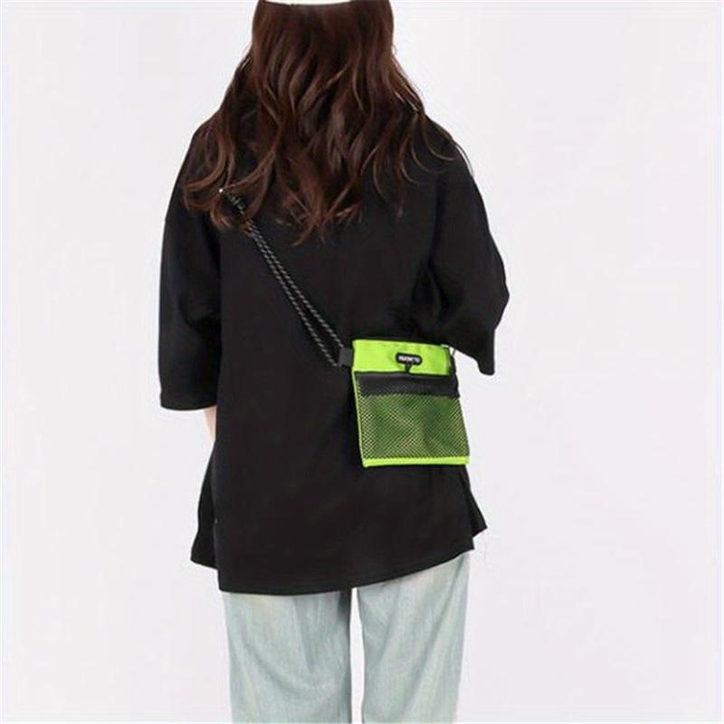 Lightweight Mesh Sports Phone Crossbody Bag BreathableCycling Outdoor Travel Coin Purse for Women Perfect for Hiking