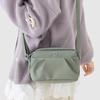 Leichte Nylon-Tasche Damen Schultertasche Crossbody-Tasche Mehrschichtige Handy-Tasche