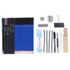 40 Piece Drawing and Sketching Pencil Art Set Graphite and Charcoal Pencils for Drawing Graffiti