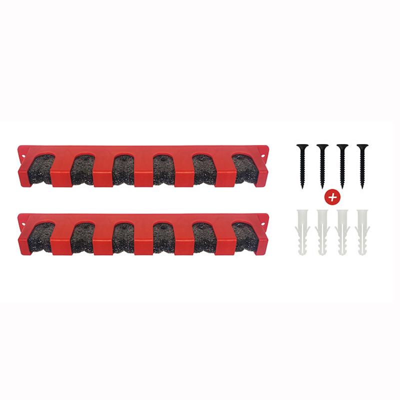 Fishing Rod Holders 6-Rod Rack Vertical Pole Holder Wall Mount Modular For Garage Fishing Pole Display Stand Fixed Frame