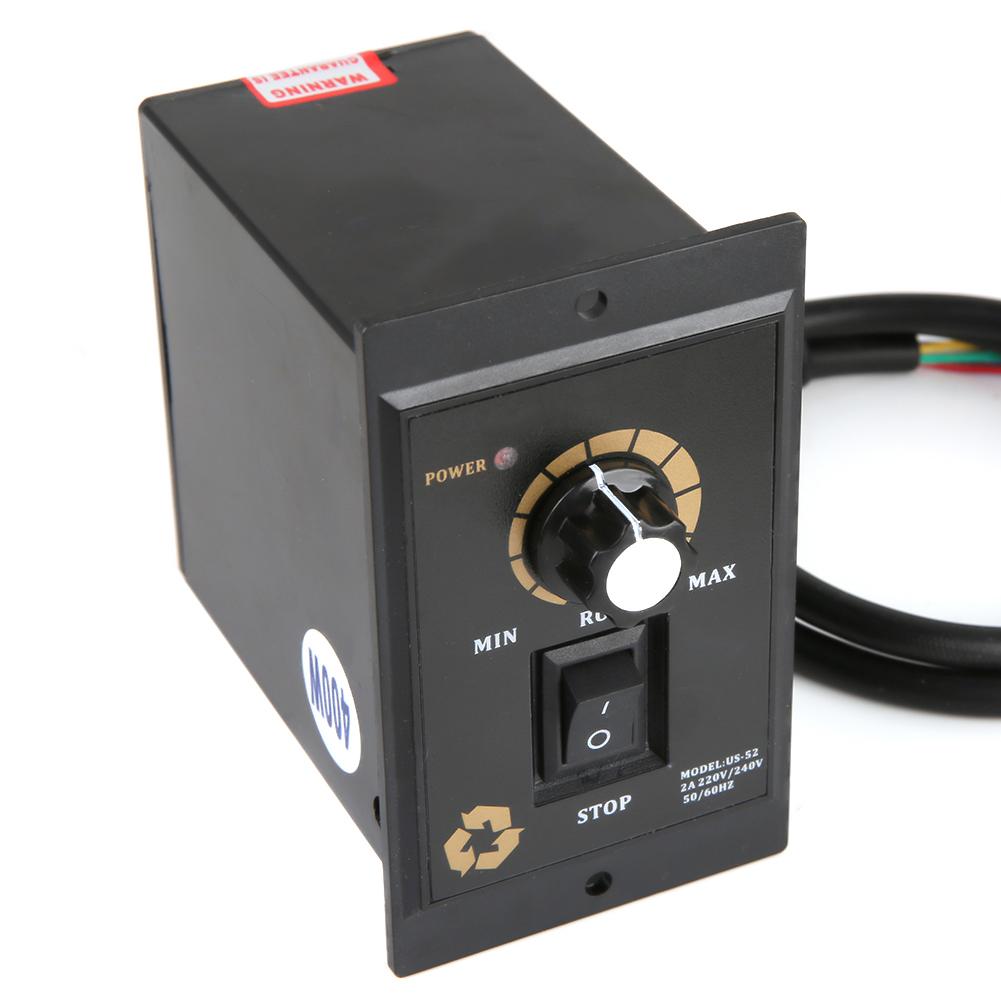 AC 220V 5060Hz 300400500W AC Motor Speed Controller Electric Motor Speed Regulator(400W)