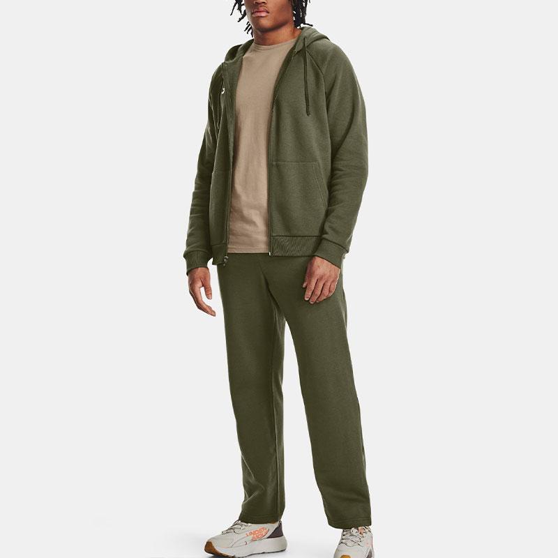 Under Armour Rival Fleece Joggers Men Bottoms Green 1379868-390