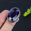 Amethyst Gemstone 925 Sterling Silver Gift Jewelry Ring Size 8
