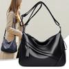 2026 New Women's Bag Large-capacity Soft Leather Simple Shoulder Mother Bag Temperament Messenger Bag Women