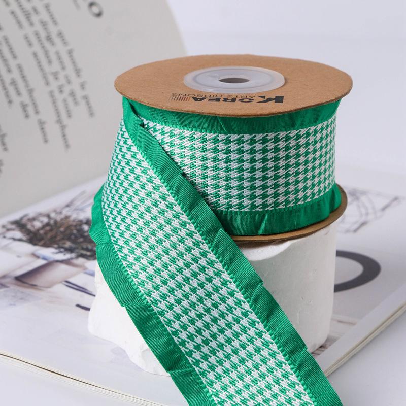 Factory Multicolour Ruffled Polyester Ribbon for Gift Box Packing