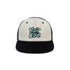 VARZAR Graffiti Two-Tone Ordinary Ball Cap Black