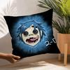 G-Gorillaz Band kussensloop vierkant dubbelzijdig bedrukt kussen voor bank, slaapkamer of als decoratie.