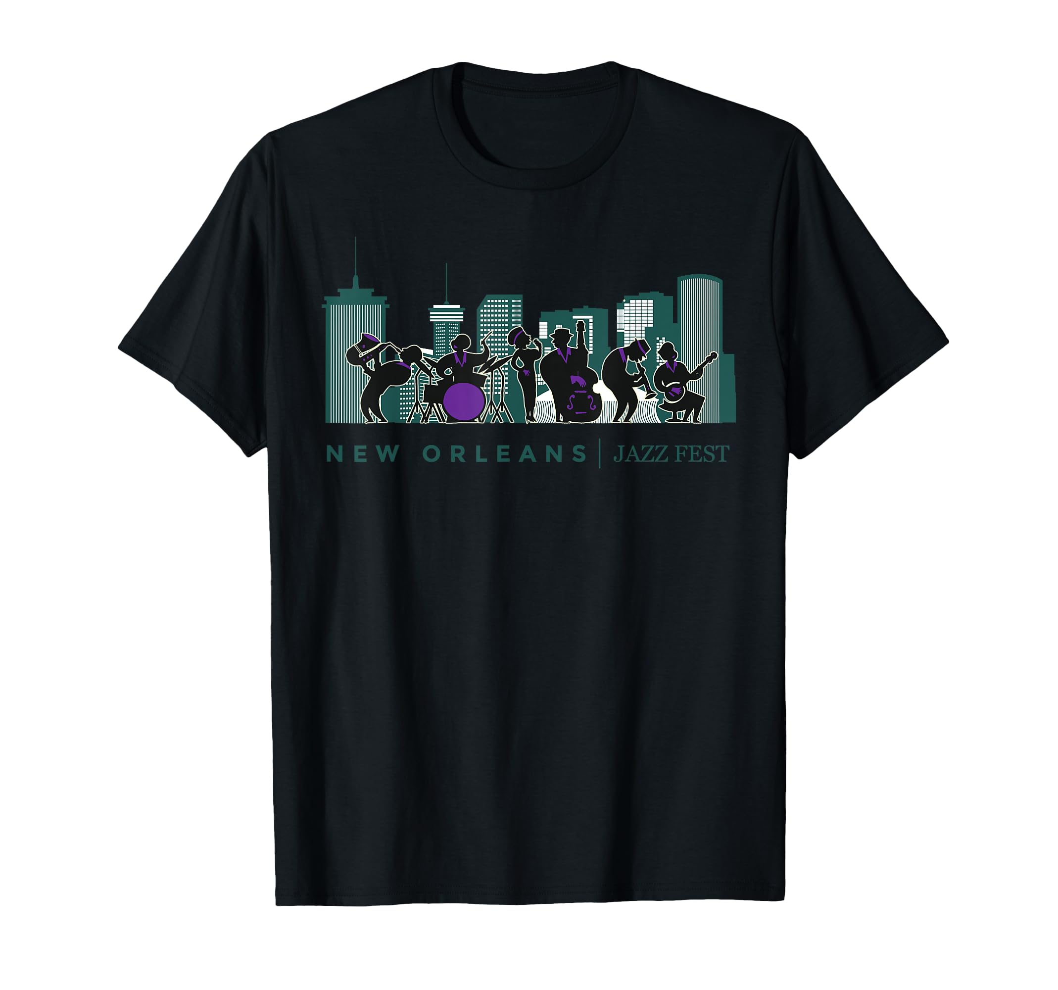 

Jazz Music New Orleans Fest Jazz Festival Souvenir T-Shirt