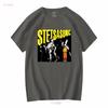 GROUP Stetsasonic HIPHOP Short Slevee Black T Shirt long or sleeves vintage Washed Top For Everyday Wear Versatile Stylish Soft