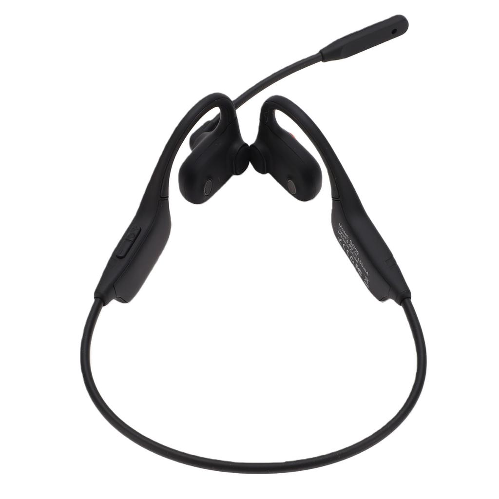 Bone Conduction Headphones IPX6 Water Proof AI Noise Cancelling Bluetooth 5.3 Wireless Headset with Mic Mute Key