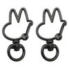 31X39mm Candy Colored Alloy Shell Shaped Spring Buckle Special-shaped DIY keychain Accessories Creative Accessories Hanging Ornaments