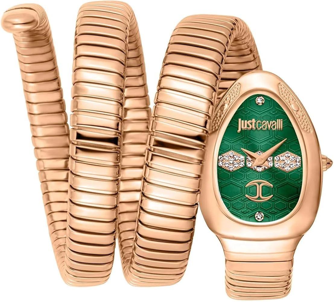 Just Cavalli Cosenza Green Dial Rose