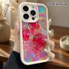 Phone Case: 2D Flat, Suitable for iPhone 18, 17, 16, 15, 14, 13 Pro Protective Case, Glass Cherry, Perfect Christmas and Halloween Holiday Gift