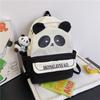 Schoolbag Cute Panda Bag Cartoon Backpack Ins Girl Soft Sister Mini Backpack College Student Class Big Schoolbag Female
