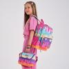 Coral High Kids Pink Colorful Ice Cream Patterned 3-Piece School Bag Set SET0123731