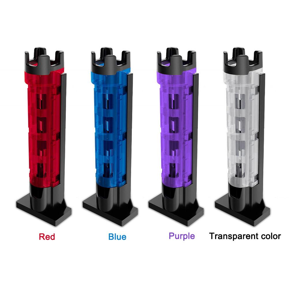 Plastic Fishing Rod Stand Detachable Fishing Box Rod Display Bracket Adjustable Portable Durable Snap Design Outdoor Accessories