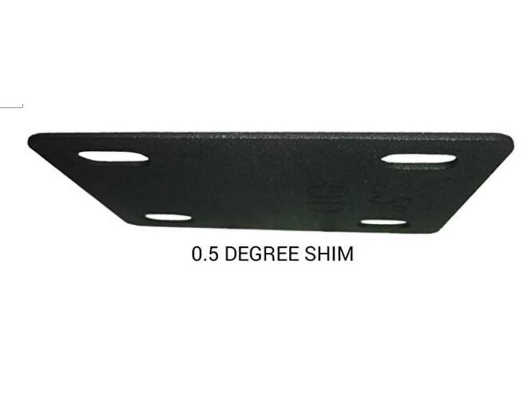 Selectable Plastic Guitar Neck Angle Shim