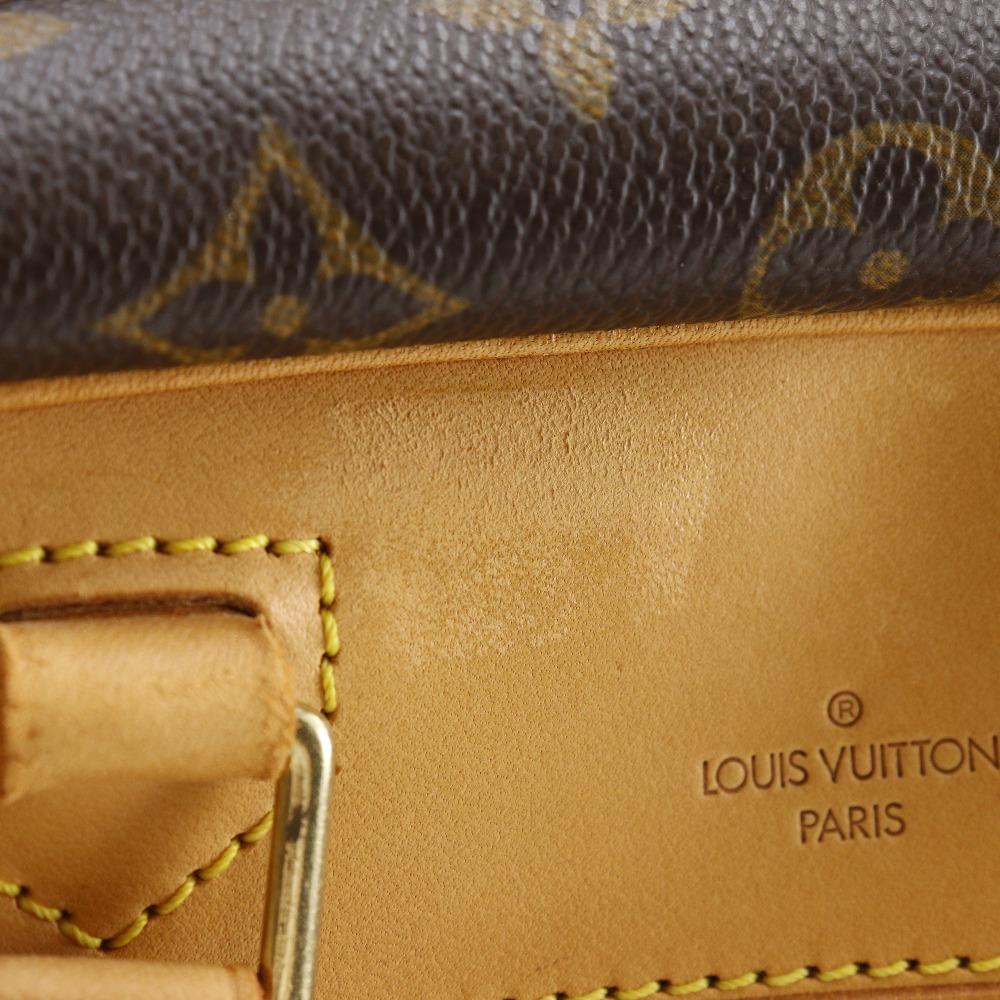 LOUIS VUITTON Deauville Handbag M47270 Boston bag Monogram canvas Women Used
