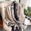 Luxury Design 180X90CM Shawls  Beach Women Square Scarves Popular The Four Seasons Bandanna Sunscreen New Style Silk Scarf
