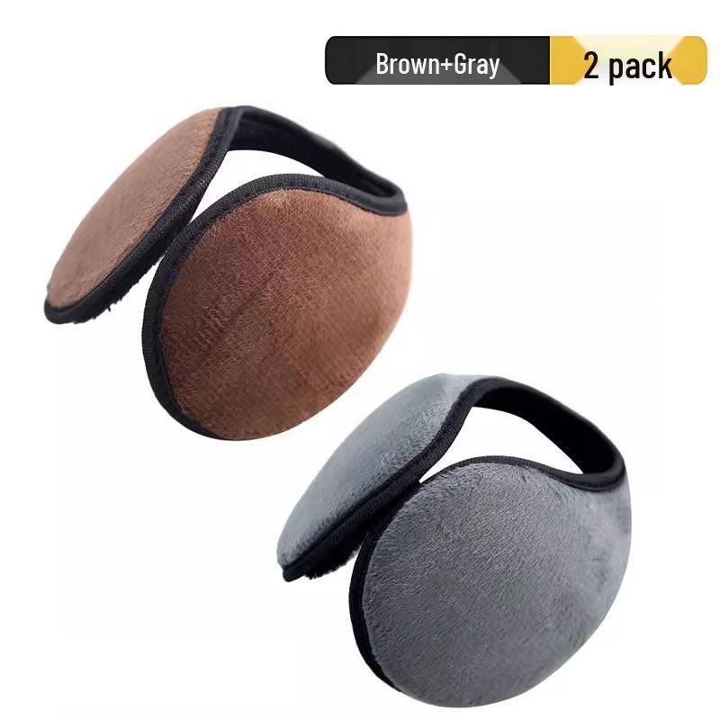 Unisex Fleece-Lined Winter Ear Muffs for Adults - Warm Ear Protection and Covers